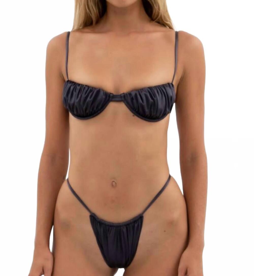 NEW BELLE ANNA women's pia bottom in charcoal
